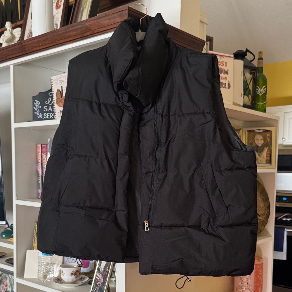 Black Puffer Vest